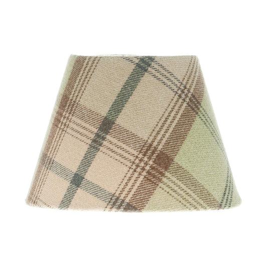 Balmoral Sage Tartan Empire Lampshade