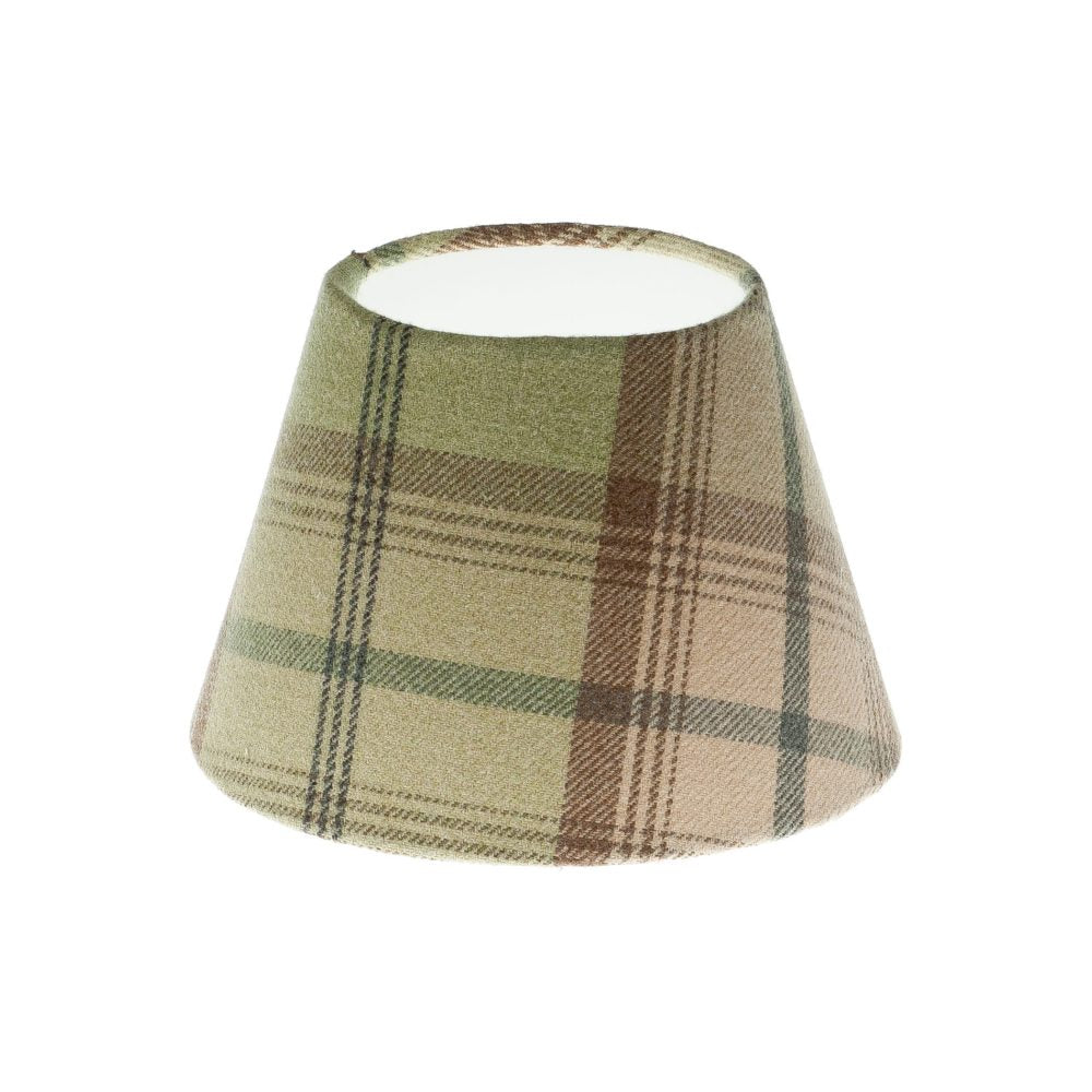 Balmoral Sage Tartan Empire Lampshade