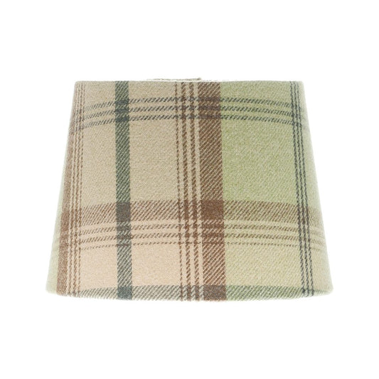 Balmoral Sage Tartan French Drum Lampshade
