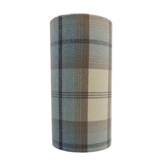 Balmoral Sky Blue Tall Drum Lampshade