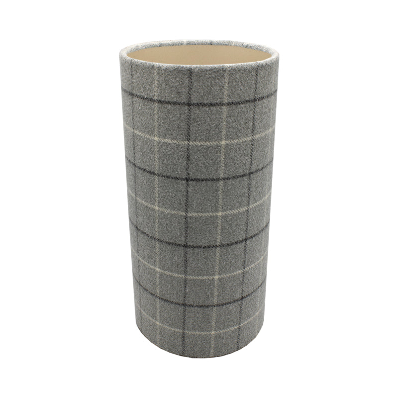 Bamburgh Dove Grey Tall Drum Lampshade