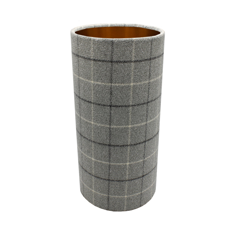 Bamburgh Dove Grey Tall Drum Lampshade