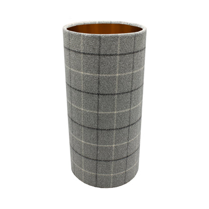 Bamburgh Dove Grey Tall Drum Lampshade