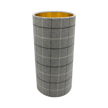 Bamburgh Dove Grey Tall Drum Lampshade
