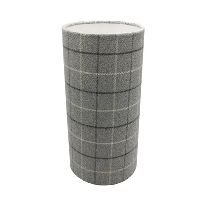 Bamburgh Dove Grey Tall Drum Lampshade