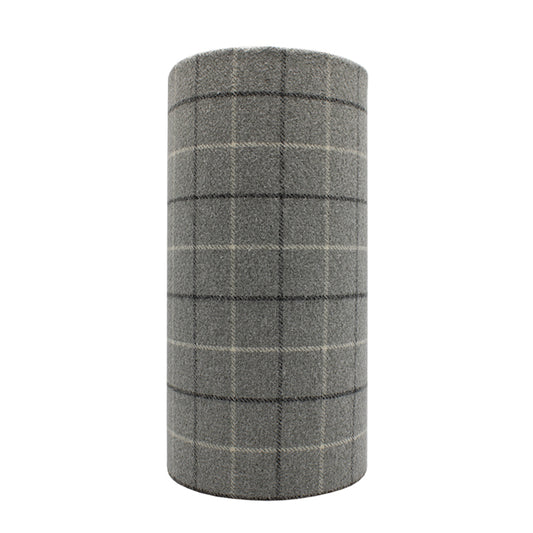 Bamburgh Dove Grey Tall Drum Lampshade