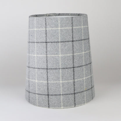 Bamburgh Dove Grey Tall French Drum Lampshade