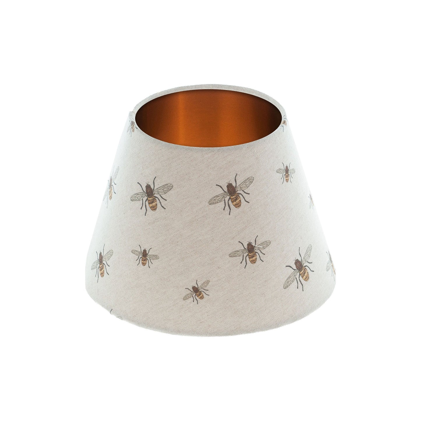 Bees Empire Lampshade Brushed Copper Inner