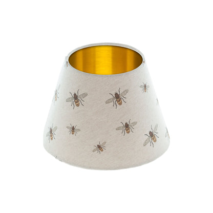 Bees Empire Lampshade Brushed Gold Inner