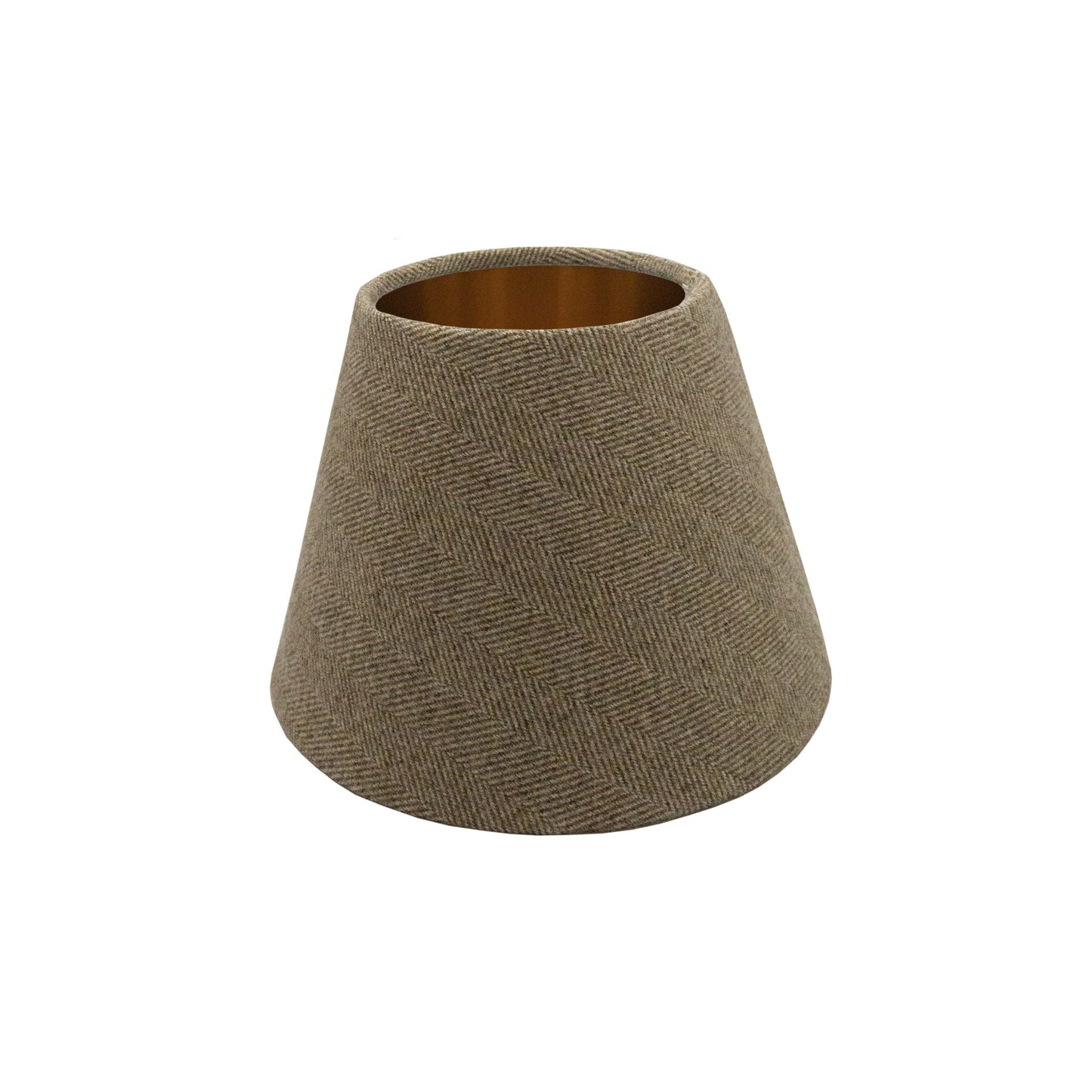 Beige Herringbone Empire Lampshade
