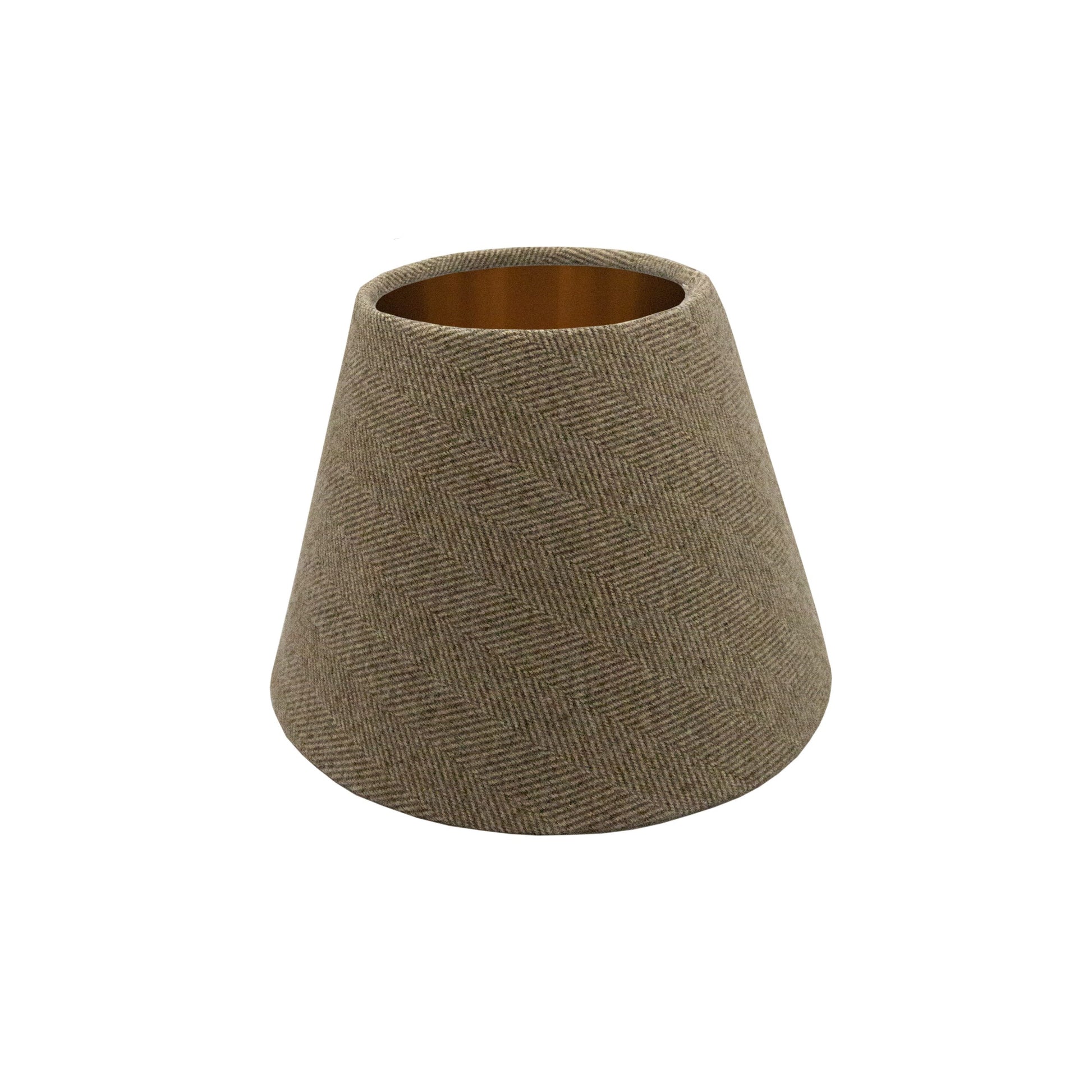 Beige Herringbone Empire Lampshade