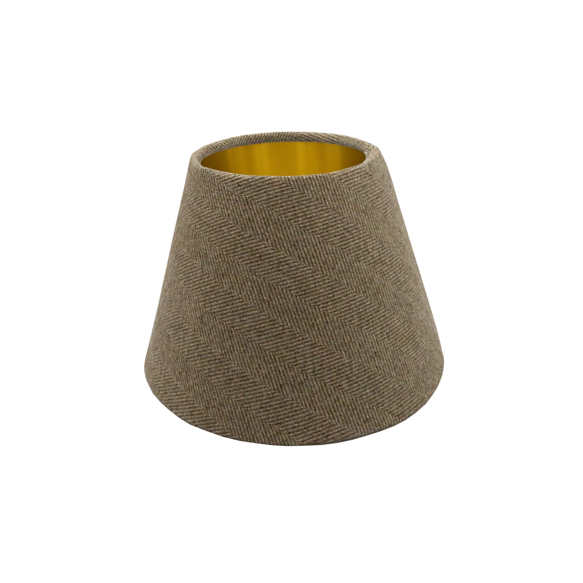 Beige Herringbone Empire Lampshade