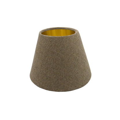 Beige Herringbone Empire Lampshade