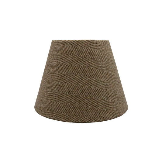 Beige Herringbone Empire Lampshade