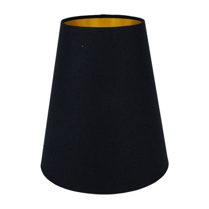 Black Cotton Tall Empire Lampshade
