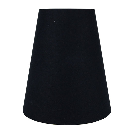 Black Cotton Tall Empire Lampshade