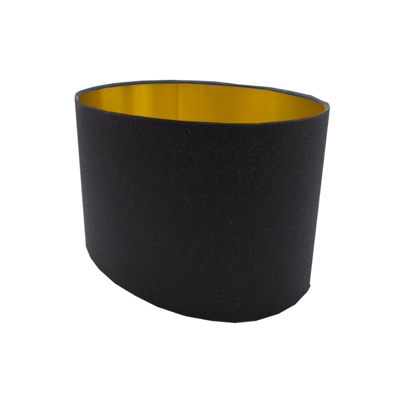 Black Oval Lampshade