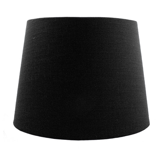 Black Satin French Drum Lampshade