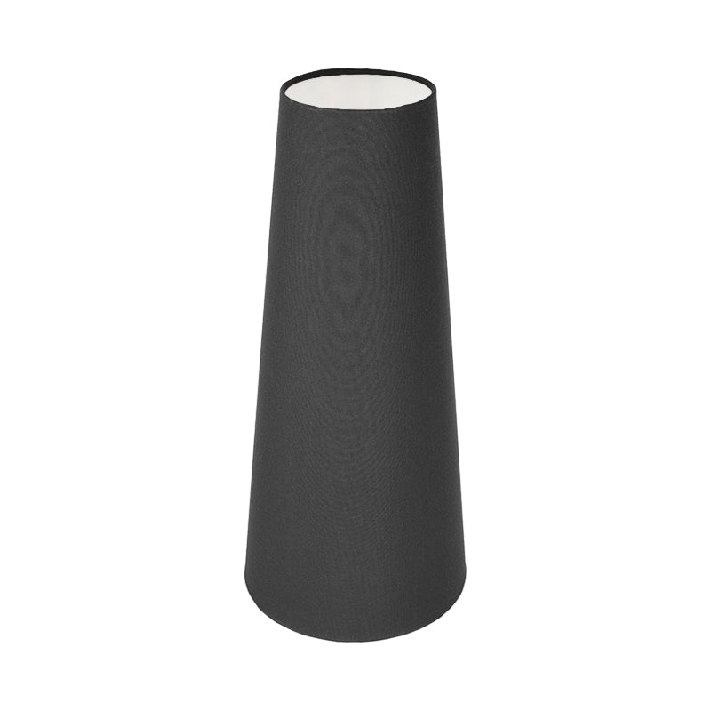 Black Tall Tapered Lampshade