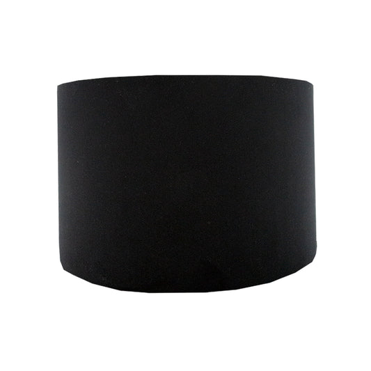 Black Velvet Drum Lampshade