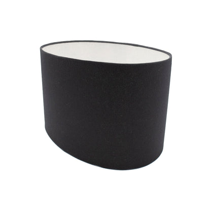 Black Velvet Oval Lampshade