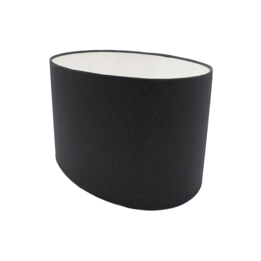 Black Velvet Oval Lampshade