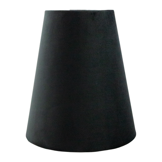 Black Velvet Tall Empire Lampshade