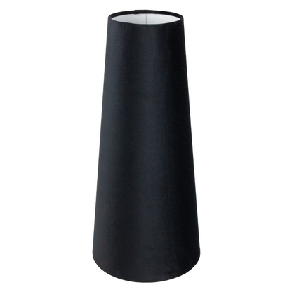 Black Velvet Tall Tapered Lampshade