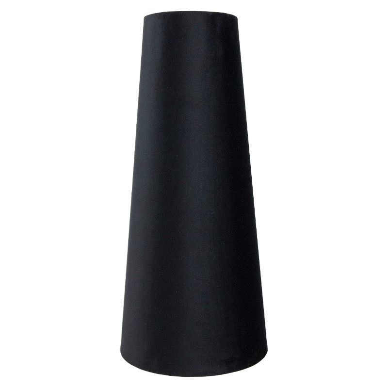Black Velvet Tall Tapered Lampshade