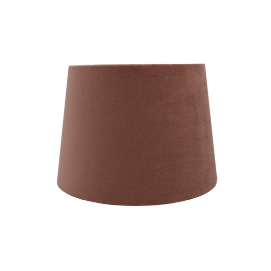 Blush Pink Velvet French Drum Lampshade