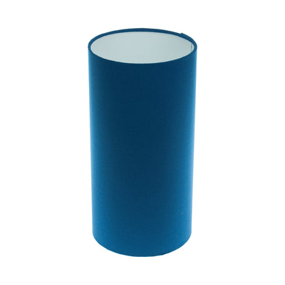 Bright Blue Tall Drum Lampshade