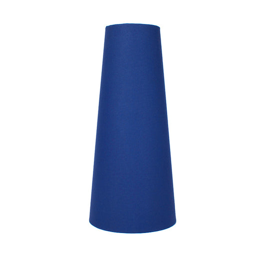 Bright Blue Tall Tapered Lampshade