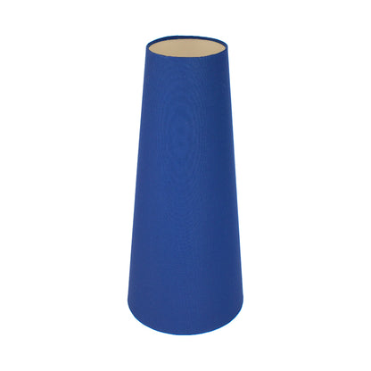 Bright Blue Tall Tapered Lampshade