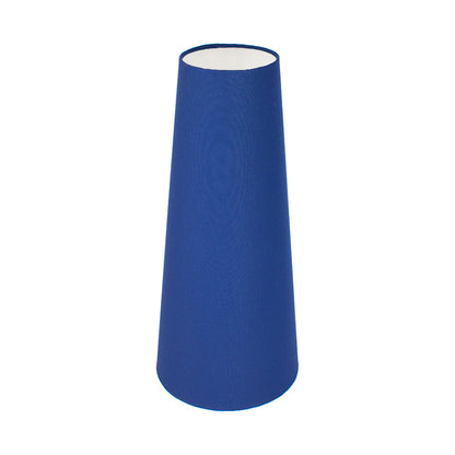 Bright Blue Tall Tapered Lampshade