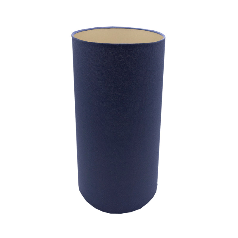Bright Navy Blue Blue Tall Drum Lampshade