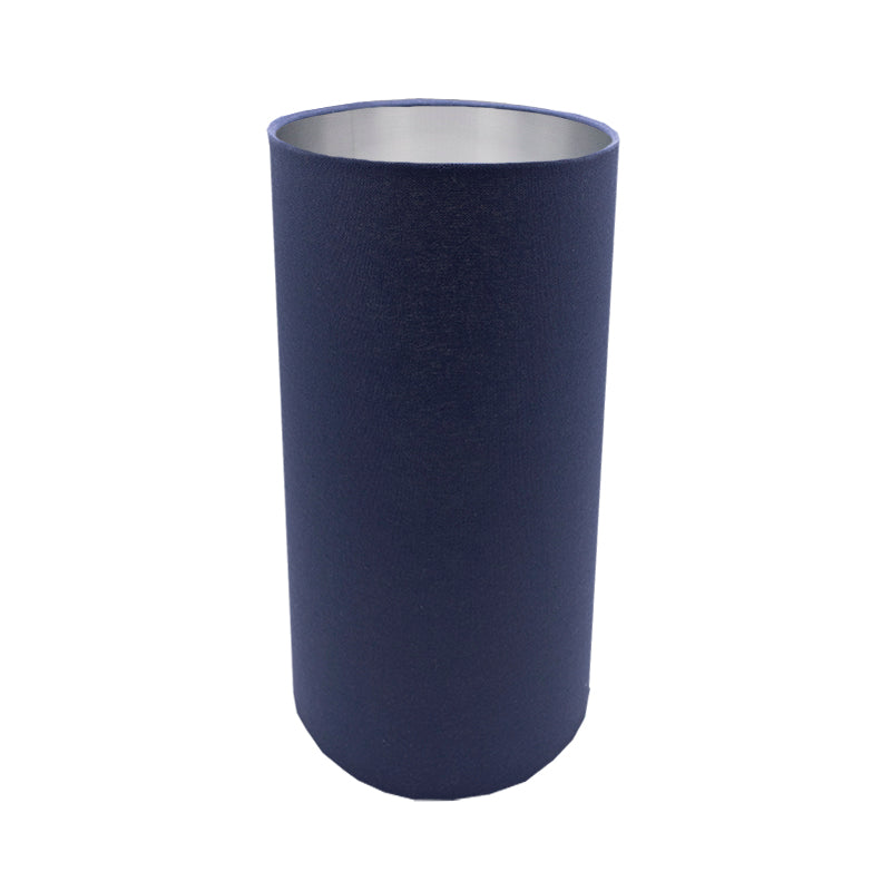 Bright Navy Blue Blue Tall Drum Lampshade
