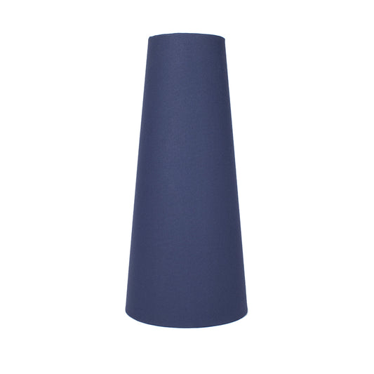 Bright Navy Blue Tall Tapered Lampshade