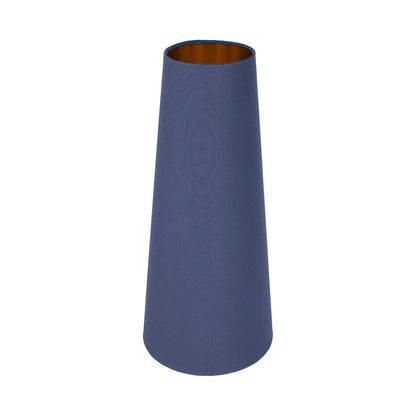 Bright Navy Blue Tall Tapered Lampshade
