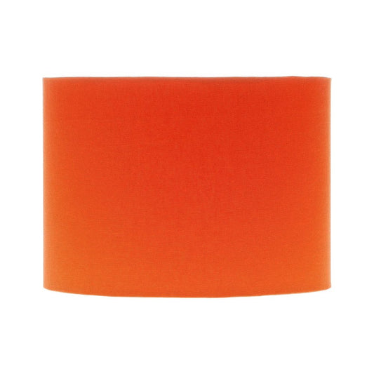 Bright Orange Drum Lampshade