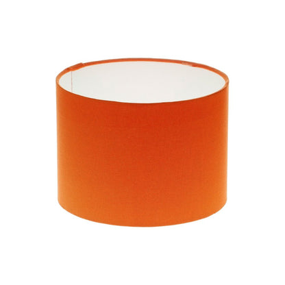 Bright Orange Drum Lampshade