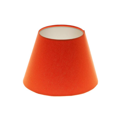 Bright Orange Empire Lampshade Champagne Inner