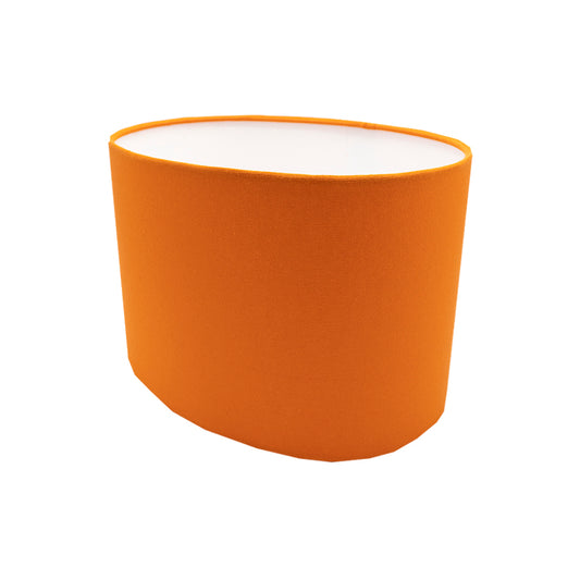Bright Orange Oval Lampshade