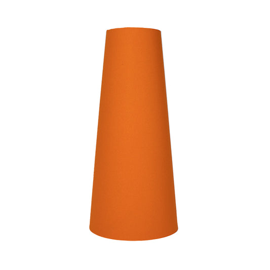 Bright Orange Tall Tapered Lampshade