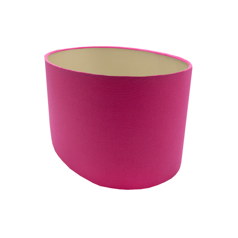 Sorbet Bright Pink Oval Lampshade