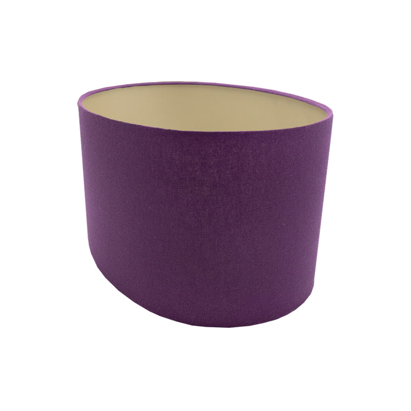 Bright Purple Oval Lampshade