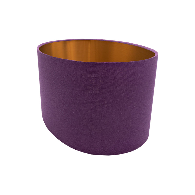Bright Purple Oval Lampshade