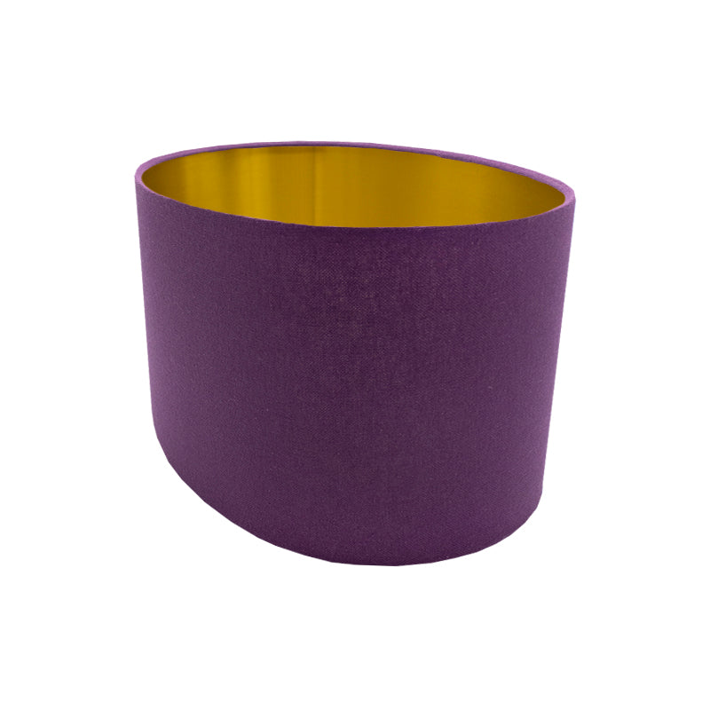 Bright Purple Oval Lampshade