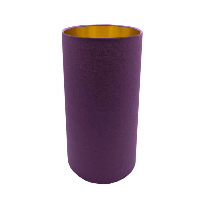 Bright Purple Tall Drum Lampshade