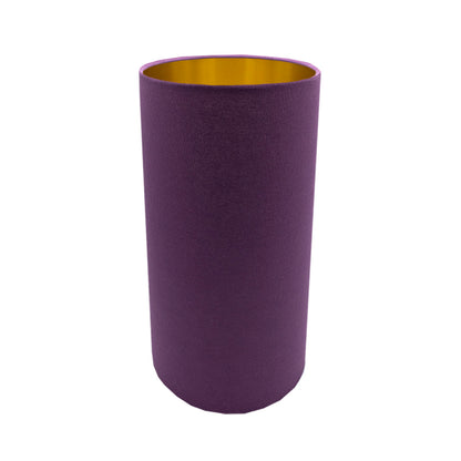 Bright Purple Tall Drum Lampshade
