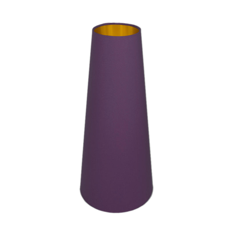 Bright Purple Tall Tapered Lampshade